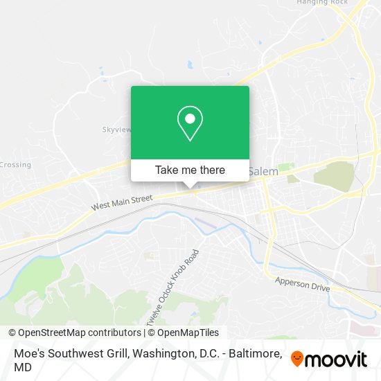 Mapa de Moe's Southwest Grill