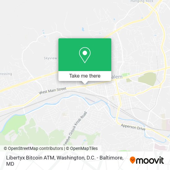 Mapa de Libertyx Bitcoin ATM