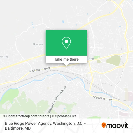 Blue Ridge Power Agency map