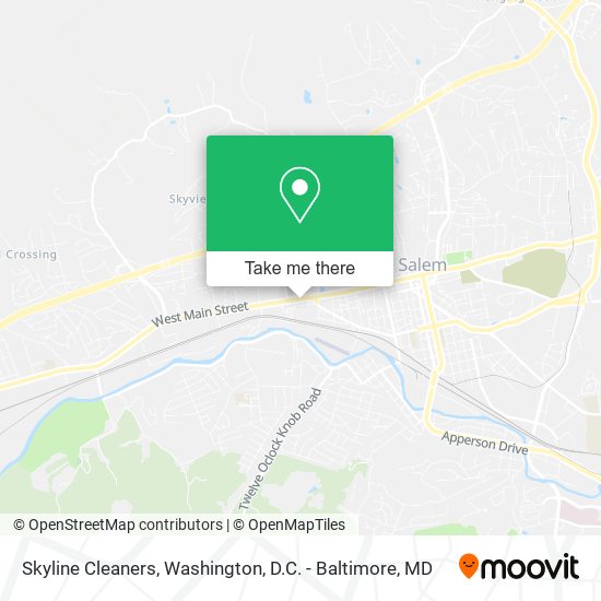 Skyline Cleaners map