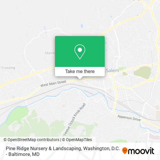 Mapa de Pine Ridge Nursery & Landscaping