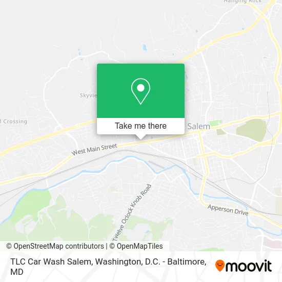 TLC Car Wash Salem map