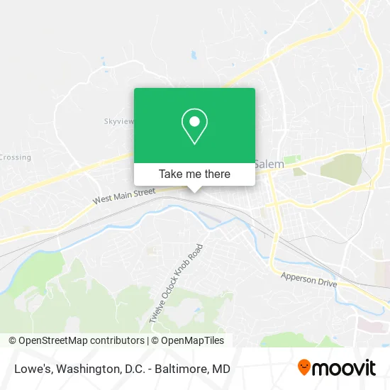 Lowe's map