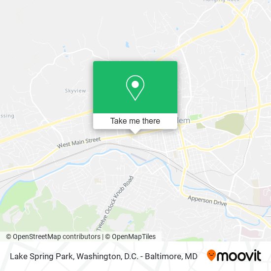 Mapa de Lake Spring Park