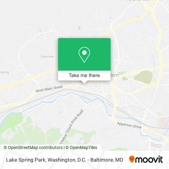 Lake Spring Park map