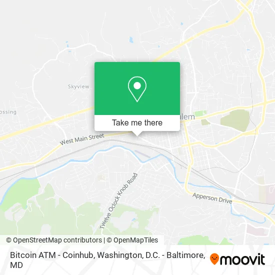 Bitcoin ATM - Coinhub map