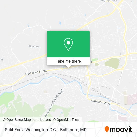 Split Endz map