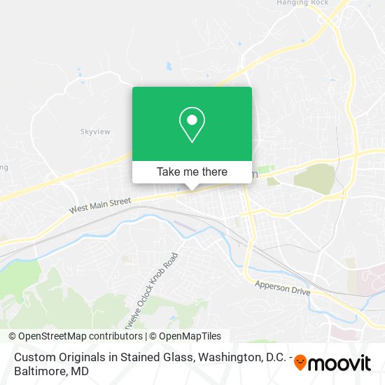 Custom Originals in Stained Glass map