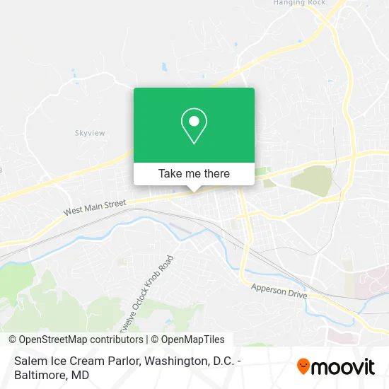 Salem Ice Cream Parlor map