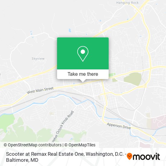 Scooter at Remax Real Estate One map