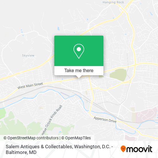 Mapa de Salem Antiques & Collectables