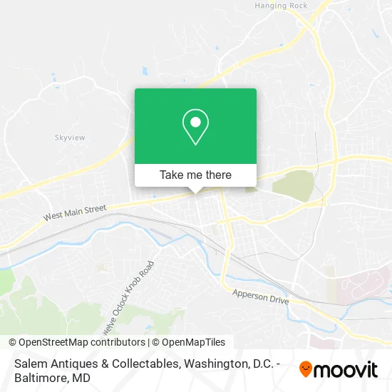 Mapa de Salem Antiques & Collectables