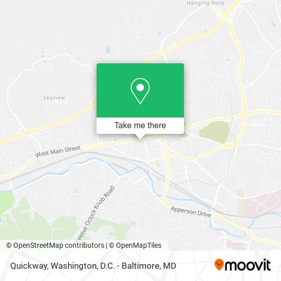 Quickway map