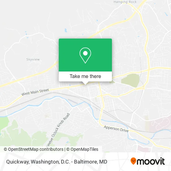 Mapa de Quickway