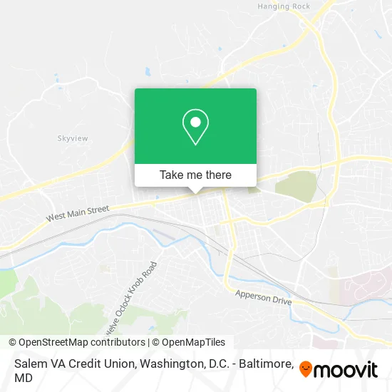 Mapa de Salem VA Credit Union