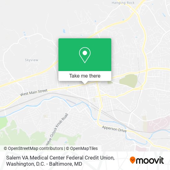Salem VA Medical Center Federal Credit Union map