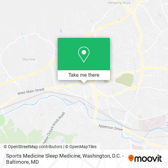 Sports Medicine Sleep Medicine map