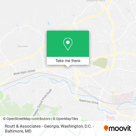 Routt & Associates - Georgia map