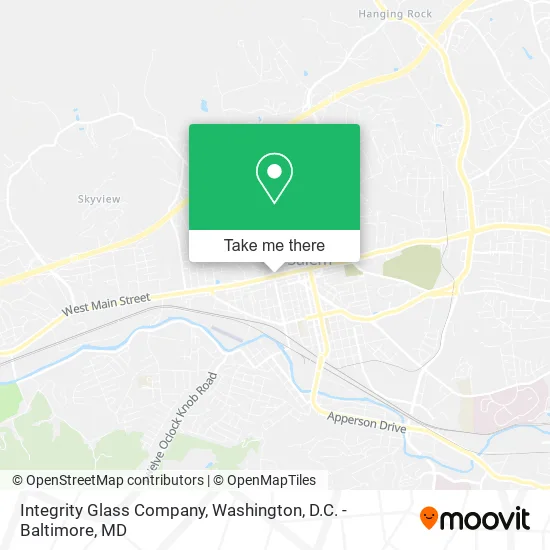 Mapa de Integrity Glass Company