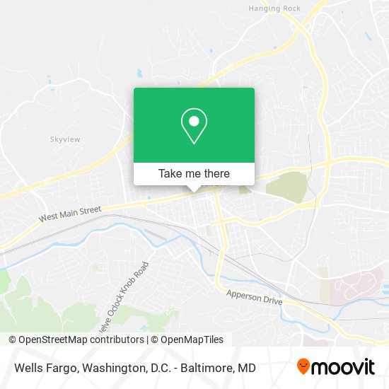 Mapa de Wells Fargo