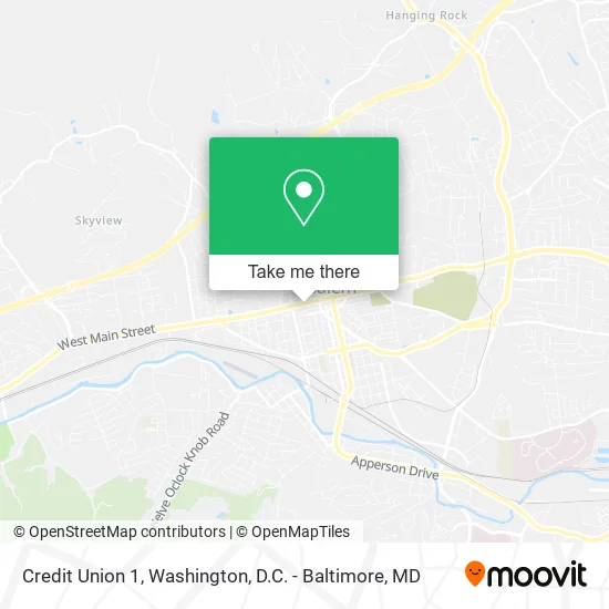 Credit Union 1 map