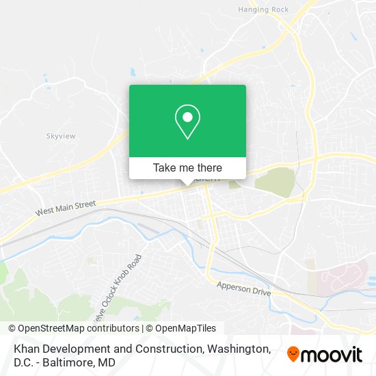 Khan Development and Construction map