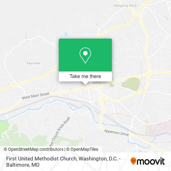 First United Methodist Church map