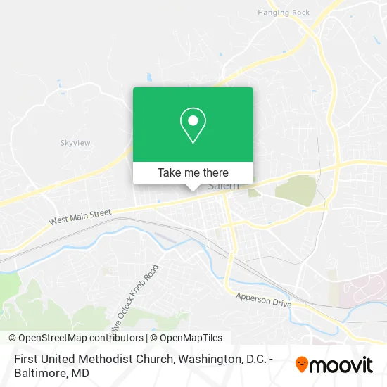 Mapa de First United Methodist Church