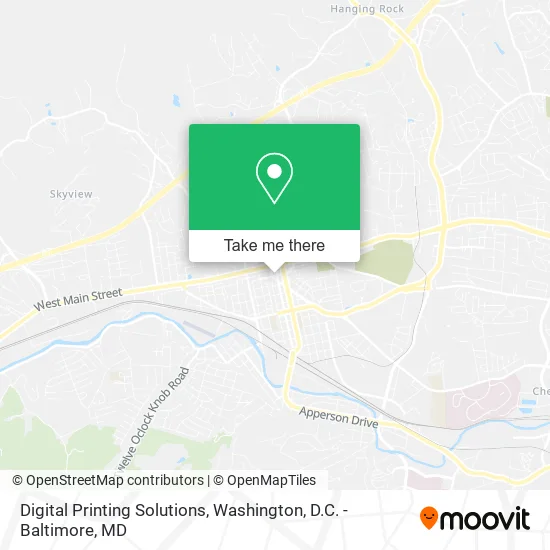 Mapa de Digital Printing Solutions