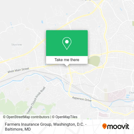 Farmers Insurance Group map