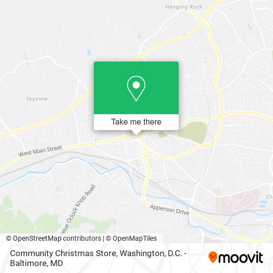 Community Christmas Store map