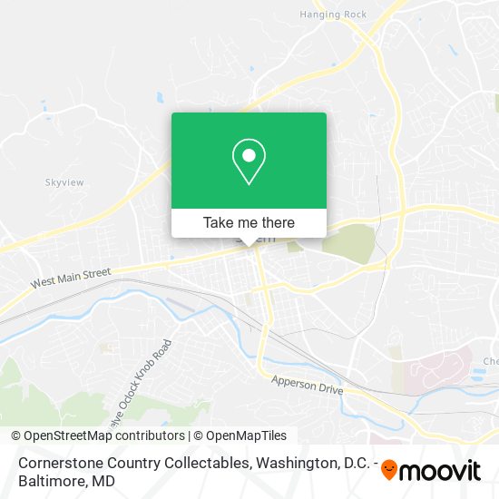 Cornerstone Country Collectables map