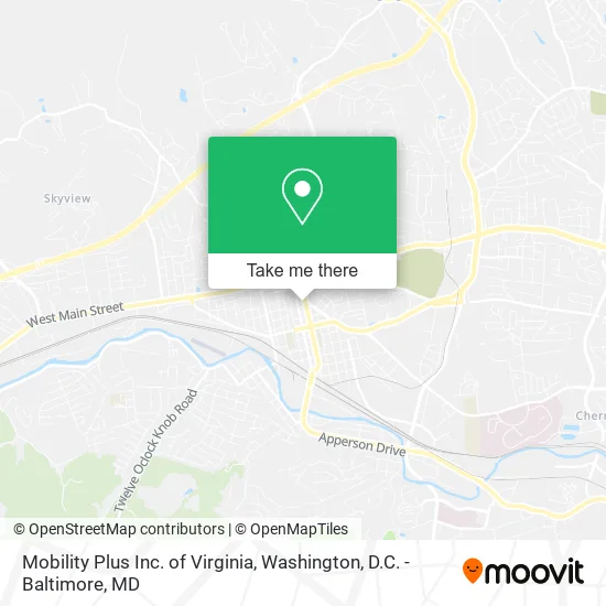 Mobility Plus Inc. of Virginia map