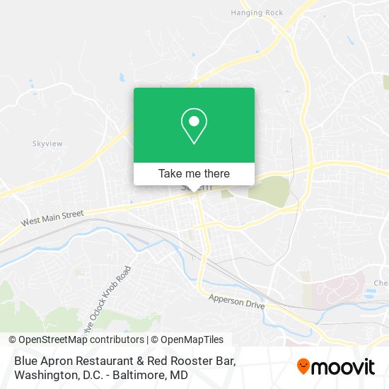 Blue Apron Restaurant & Red Rooster Bar map
