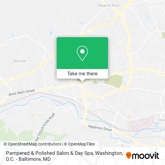 Pampered & Polished Salon & Day Spa map