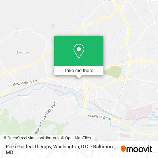 Reiki Guided Therapy map