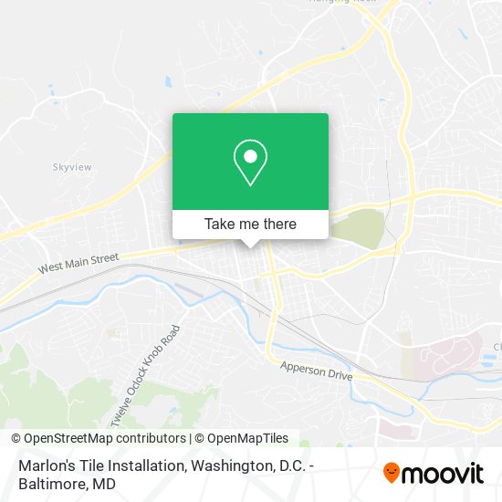 Marlon's Tile Installation map