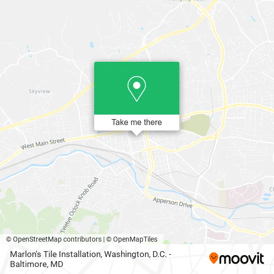 Mapa de Marlon's Tile Installation