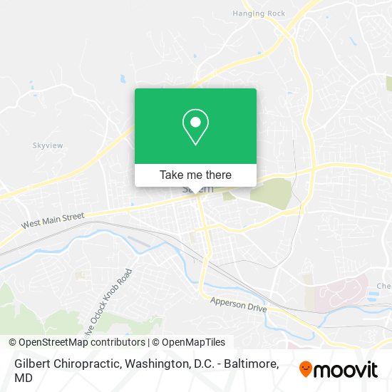 Mapa de Gilbert Chiropractic