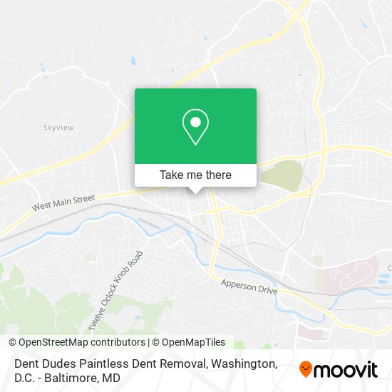 Dent Dudes Paintless Dent Removal map