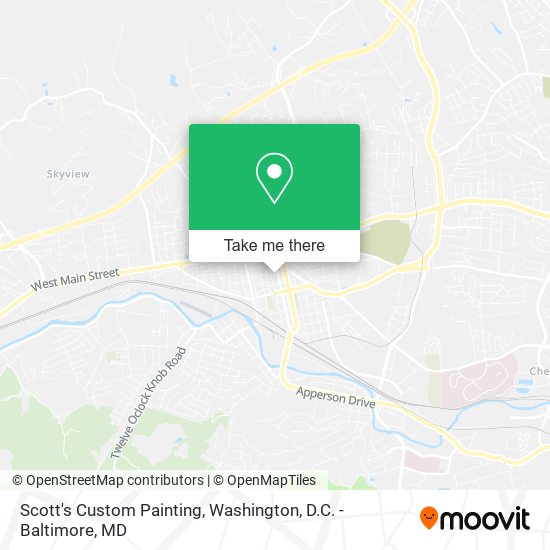 Mapa de Scott's Custom Painting