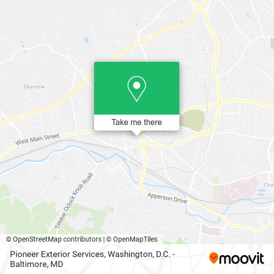 Pioneer Exterior Services map