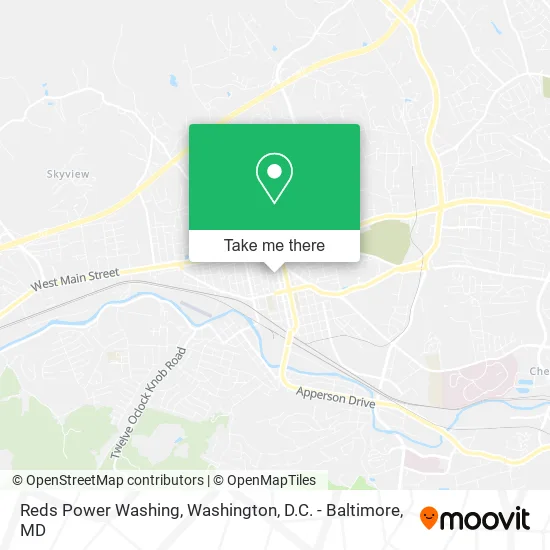 Mapa de Reds Power Washing