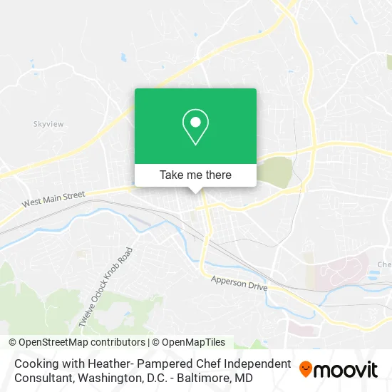 Mapa de Cooking with Heather- Pampered Chef Independent Consultant