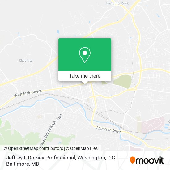 Mapa de Jeffrey L Dorsey Professional