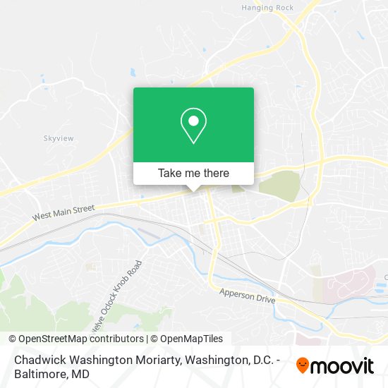 Chadwick Washington Moriarty map