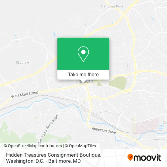 Hidden Treasures Consignment Boutique map