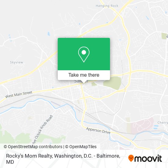 Rocky's Mom Realty map