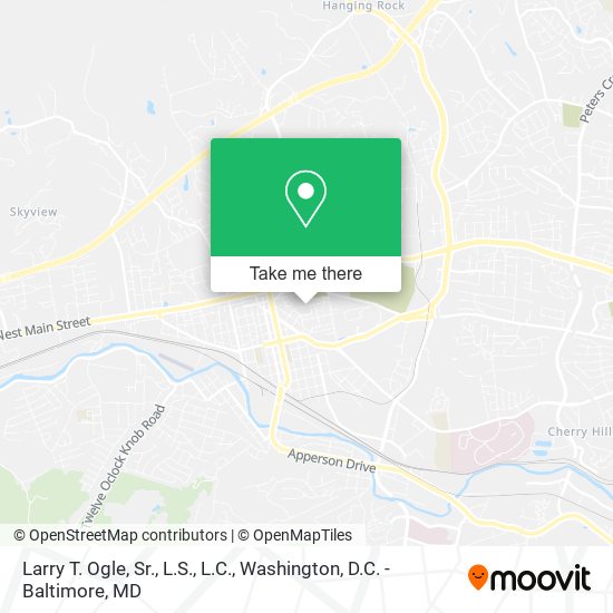 Larry T. Ogle, Sr., L.S., L.C. map