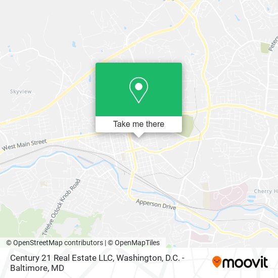 Century 21 Real Estate LLC map